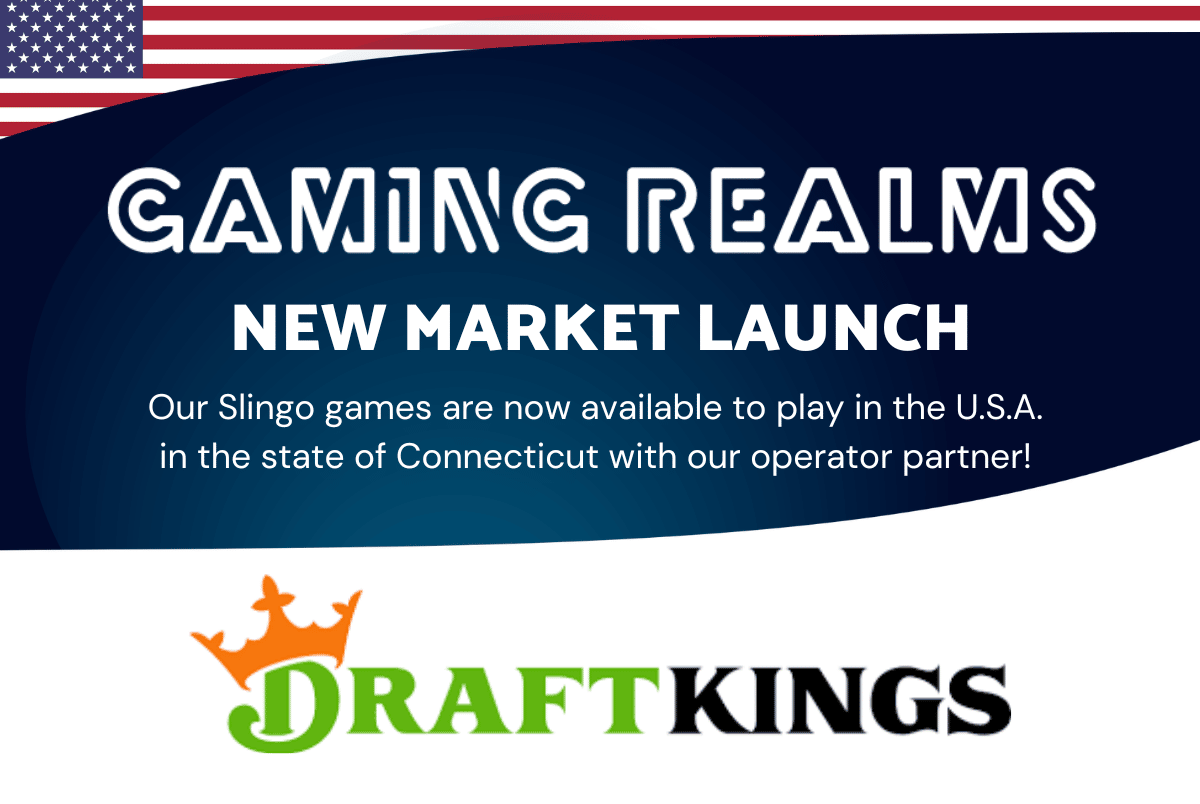 Gaming Realms Launches Content In Connecticut, USA
