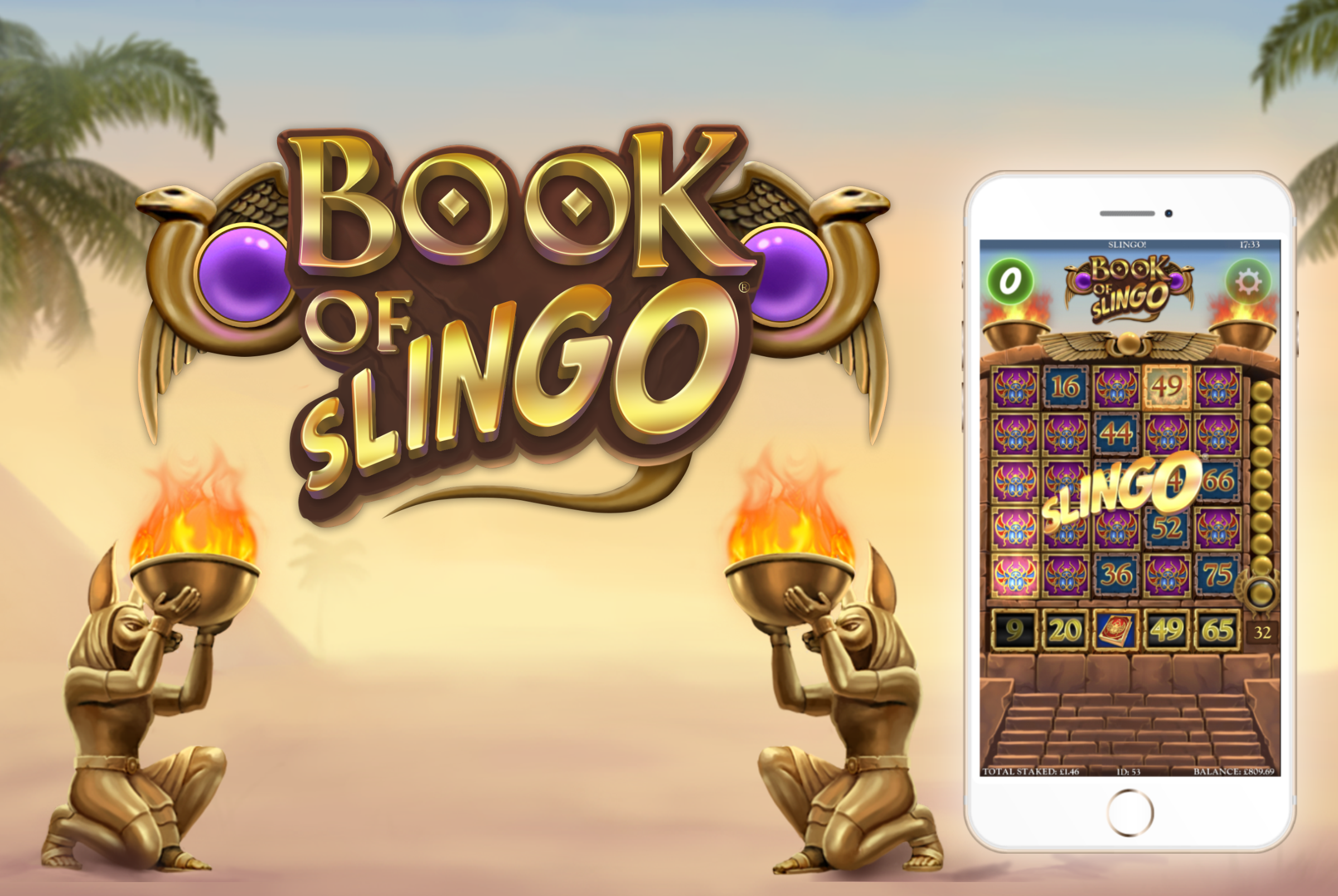 Scarab-solutely fabulous: it’s Book of Slingo