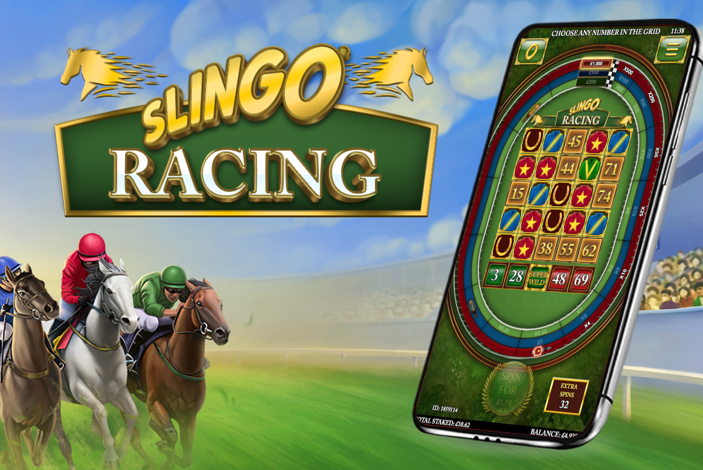 Slingo is off to the races in Slingo Racing!