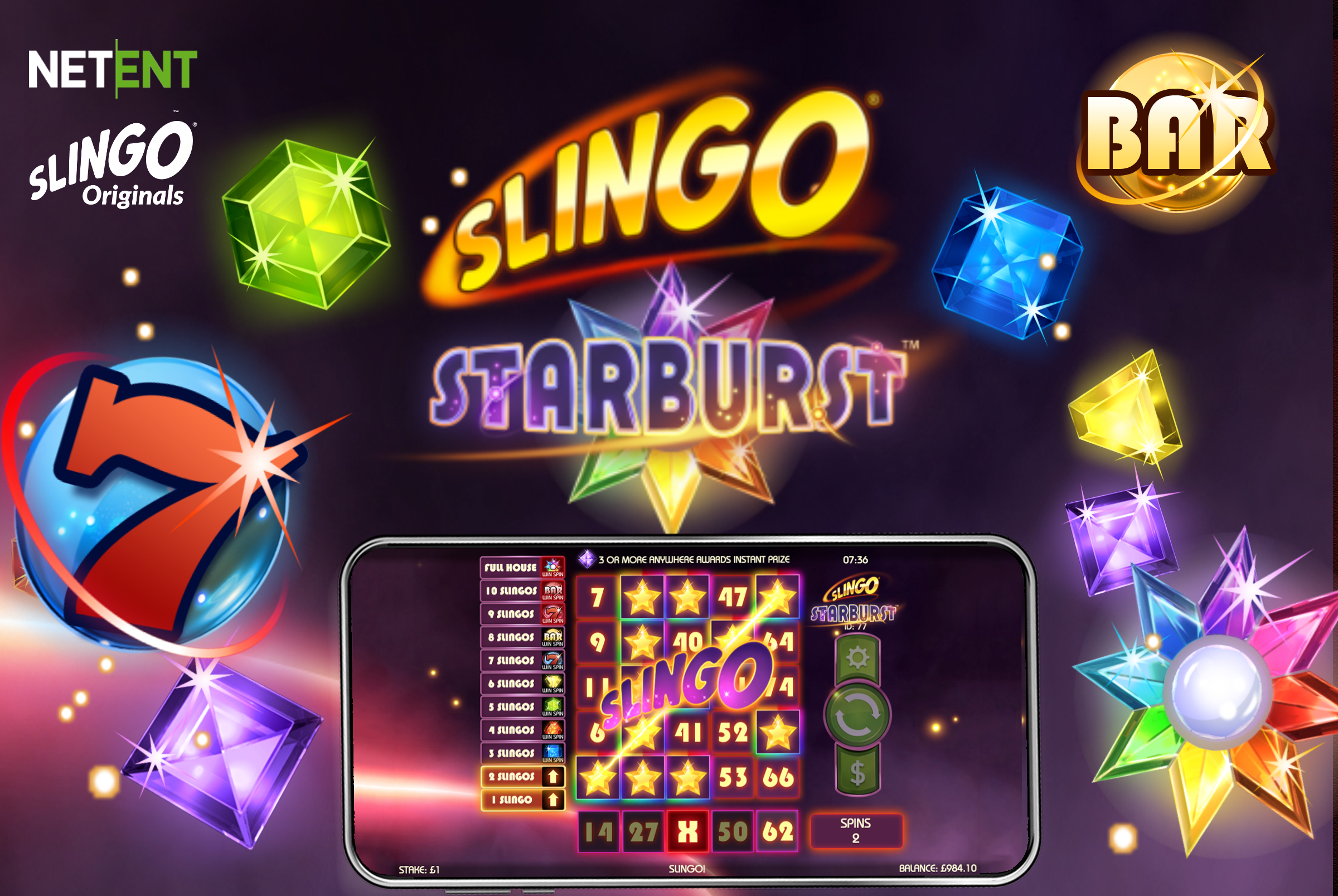 A star on the rise: Slingo Starburst!